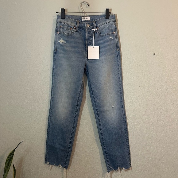 Charlie High Rise Classic Straight Ankle Jean - Wave Vintage - Picture 5 of 13